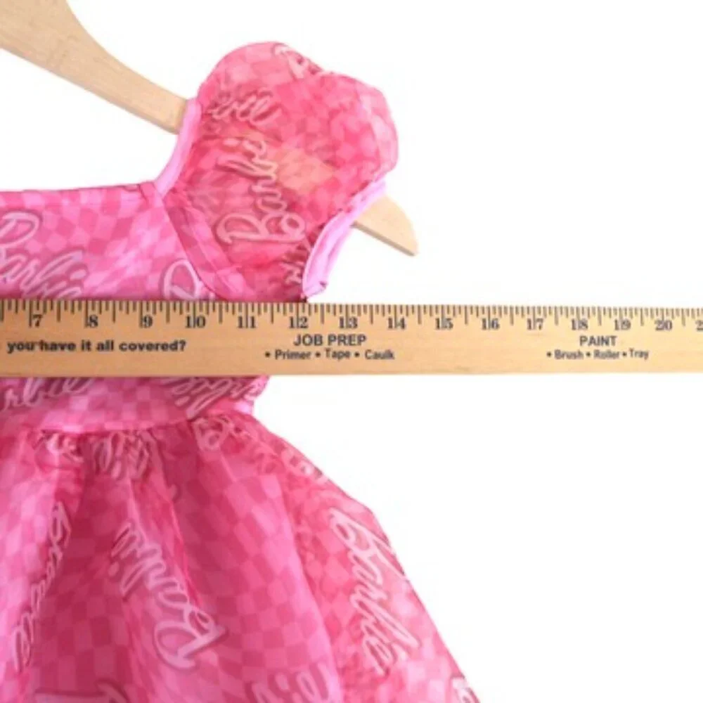Barbie Pink Puffy Sleeve Party Dress 2T